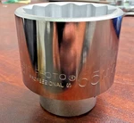 Proto 5765m Metric 65mm (2 9/16") 12 Point Socket, 1 Drive Made In Usa - New. Fixed Price $39.99.