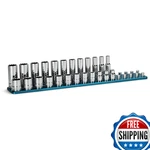 Capri Tools 3/8 In. Drive 12-point Shallow And Deep Socket Set Metric 8 To 19. Fixed Price $165.48.