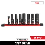 Milwaukee Shockwave Impact Duty 3/8 In. Sae Deep Rated Socket Set (8-piec. Fixed Price $62.46.