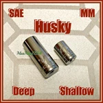 Husky 1/4" Drive Sockets Shallow Deep - 6 Point Sae Metric Any Size Tools. Fixed Price $8.99.
