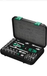 Wera 05003533051 8100 Sa 2 Zyklop 1/4" Metric Ratchet Set, 42-pieces. Fixed Price $225.00.