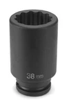 Grey Pneumatic 3124md 3/4" Drive X 24mm Deep - 12 Point Socket. Fixed Price $408.30.