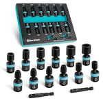 Duratech 1/4" Drive Impact Universal Joint Socket Set, Swivel. Fixed Price $60.99.