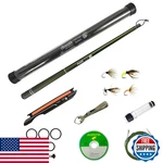 Eupheng Aventik Freshstart Tenkara Fly Fishing Rod Combodark Green2.4m/8ft. Fixed Price $62.91.