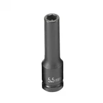 Grey Pneumatic 955mdg Soc 5.5 Mm 1/4d Imp Mag 6pt Dp Blk. Fixed Price $23.53.