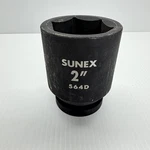 New Sunex 564d Impact 2" Deep Socket 1" Drive 6pt Black Oxide. Fixed Price $34.99.