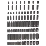 Westward 45kg81 3/8 In, 1/2 In Drive Impact Socket Set, Sae/metric, Black. Fixed Price $278.99.