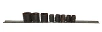 Snap-on 3/8" Flank Drive Metric Shallow 6 Point Impact Sockets 8-12, 18-19, 21. Fixed Price $125.00.