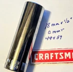 Craftsman 18 Mm X 1/2" Dr Deep Socket - 12 Pt Cmmt 44459 Free Usa Shipping. Fixed Price $9.96.