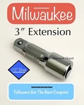 Milwaukee 43-24-9103 1/2" In. Drive 3" Extension 1/2x3". Fixed Price $12.73.