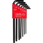 Eklind 13207 Ball-hex-l Key Allen Wrench - 7pc Set Sae Inch Sizes 5/64-1/4 Long. Fixed Price $13.95.