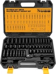Elead 3/8'' Drive Impact 3/8'' Socket Set, Black. Fixed Price $70.64.