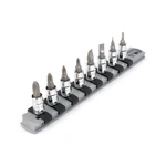 Tekton Shb90104 1/4" Drive Phillips/slotted Bit Sockets, 8-piece. Fixed Price $32.99.