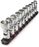 Crom Universal Flex Socket Set - 3/8 Inch Drive 3/8" Dr. 10pcs Metric. Fixed Price $57.11.