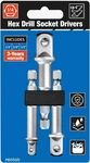 Blackrobot 3-piece Impact Socket Adapter Set, 3pcs 1/2 3/8 1/4 Inch-silver. Fixed Price $13.99.