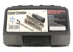 Craftsman Usa 9-34796 22 Pc Socket Wrench Ratchet 1/4" Drive Metric Sae Set. Fixed Price $65.00.