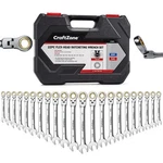 Craftzone Ratcheting Combination Wrench Set, Sae & Metric With Color Ring, 14.... Fixed Price $179.17.