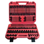 Amm 107pcs Allen And Torx Bit Socket Set, 1/4", 107pc Black. Fixed Price $112.58.