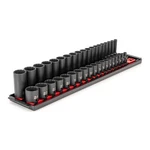 Tekton Sid91215 3/8" Drive 12-point Impact Socket Set, 38-piece. Fixed Price $144.00.