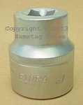 Elora 770-s 37 Socket 12 Point For Outside Hexagon Bolts 37mm With 3/4" Drive. Fixed Price $69.00.