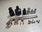 Stanley Proto J52006 6 Piece 3/8" Drive Full Polish Fractional Adapter Set. Fixed Price $79.95.
