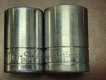 Sk Set Of 2 Sockets. 3/4" 40124 12pt. 11/16" 6pt. Usa. Fixed Price $12.99.