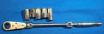 Snap-on Tools 7/8" Wa28afl Ratchet Flex Pass-thru Alignment Tool W/sockets Usa. Fixed Price $99.95.