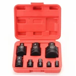 Flzosper 8-piece Impact Adapter And Reducer Set, Cr-v, Sae, For Sockets D.... Fixed Price $27.53.