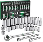 Sk 3/8" Drive Socket Set With 160-p Ratchet, 30-piece, Sae, Green. Fixed Price $155.99.