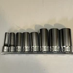 Bsa Triumph Norton Whitworth British Socket Set 3/8 Drive 8 Piece 12 Point Koken. Fixed Price $119.00.