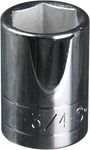 Sk Tools 3/4" 1/2" Drive 6 Point Fractional Standard Chrome Socket (41124). Fixed Price $15.89.