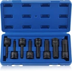 8pcs Impact Allen Socket Set, 1/2" Drive Hex Driver Drive, Black. Fixed Price $37.51.
