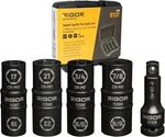 Rigor 11386 1/2-inch Drive Wheel Lug Nut Flip Socket Set, 5-piece Impact, C. Fixed Price $38.99.