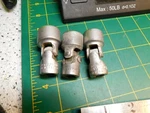 3-vtg. Plumb Swivel 3/8" Drive Socket Lot #5279 3/4",#wf66 11/16",#5278 11/16". Fixed Price $11.96.