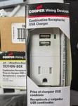 1pcs For Cooper Tr7740w-box Combination Usb American Standard Socket 15a/150v. Fixed Price $57.39.