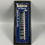 Kmart Benchtop 1/4" Drive 6-point Sae 11-piece Socket Set Chrome Vanadium Nos. Fixed Price $29.85.