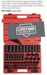 Sunex Tools 2569 43 Pc 1/2" Dr. Metric Master Impact Socket Set New!. Fixed Price $129.00.