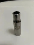 Craftsman 1/2" Dr, 13mm Deep 12 Pt Laser Socket, G2d 45938, Bn, Nicks, Made Usa. Fixed Price $12.95.