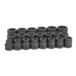 Grey Pneumatic 9021 21 Pc. 1" Drive Fractional Set. Fixed Price $765.01.