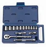 15pc 1/4 - 7/8", 3/8"drive, 12 Point Shallow Chrome Socket & Drive Set Williams. Fixed Price $57.23.