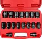 Stxdy 17pcs 1/2 Drive Shallow Impact Socket Set,metric,6-point,cr-v Steel,8-24m. Fixed Price $36.20.