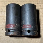 Proto Professional 7/8 07514l - 3/4" Drive 6 Pt Deep Impact Socket Set Of 2 C. Fixed Price $34.00.