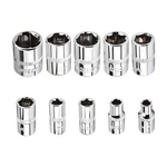 Utoolmart 1/4-inch Drive 6-point Shallow Socket Set 5mm-14mm Metric Cr-v 10 Pcs. Fixed Price $17.89.