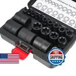 Bilitools External Torx Plus Socket Set, 6 Point Ep4-ep8, Ep10-12, Ep14, Ep16, E. Fixed Price $77.40.