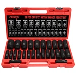 Disen 26pcs 1/2" Drive Impact Socket Set Metric 10-36mm Cr-v Heavy Duty Tool. Fixed Price $123.99.