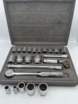Vintage Wright & Husky 1/2 Drive Sae Socket Set Usa Made. Fixed Price $85.00.