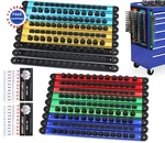 Socket Holder Organizer Set 18 Piece Magnetic Holds 240 Sockets Heavy Duty Racks. Fixed Price $139.99.