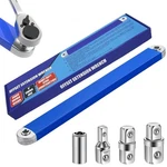 Comatip Offset Extension Wrench Set, Impact Ready Socket Ratchet Blue-5pcs. Fixed Price $33.11.
