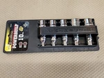 Powerbuilt - 10 Pc 1/4" & 3/8 Drive E Type Socket Set Part # 648667 New. Fixed Price $4.00.