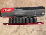 Mac Tools 8 Pc Impact Socket Set Standard Sae 3/8" Drive 6 Pt Sxp86brpt 5/16-3/4. Fixed Price $119.99.